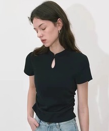 Fano Studios（ファノ ストゥディオズ）の「チャイナカラー　ショートスリーブトップス FX24S200【Fano Studios】（Tシャツ/カットソー）」