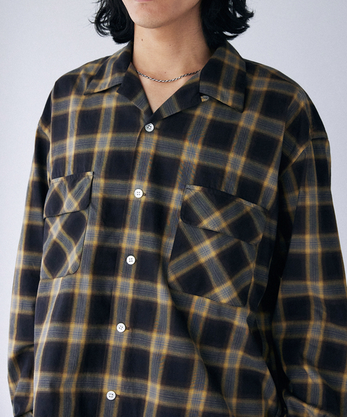 セール】J.S.Homestead / Stead OMBRE OPEN SHIRT（シャツ/ブラウス