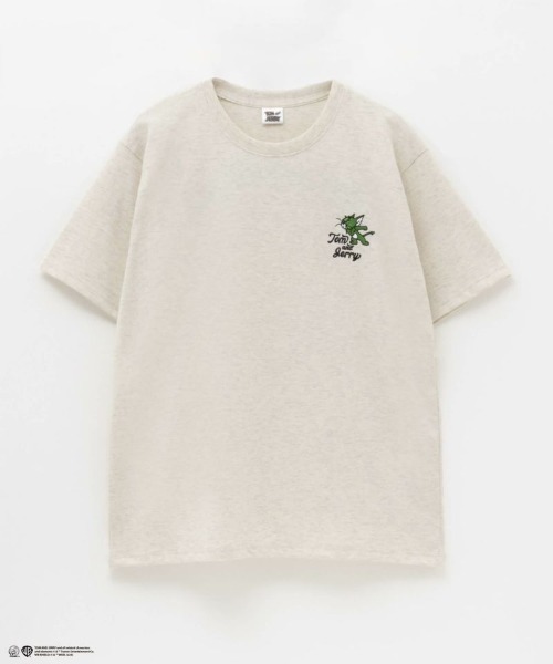 Tom＆Jerry（トムアンドジェリー）の「Tom and Jerry トムジェリバックプリントT-Shirt（Tシャツ/カットソー・メンズ・ブルーグリーン/オートミール・M/L/XL）」の8枚目の写真