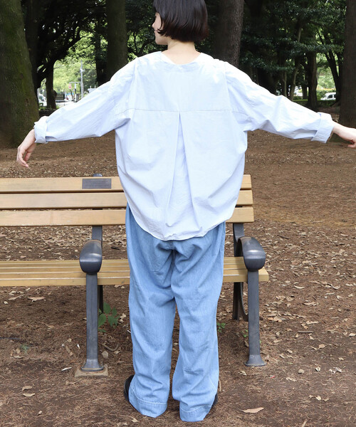 JOURNAL STANDARD LUXE(ジャーナルスタンダード ラックス)の「【JULY】シャツ(シャツ/ブラウス・レディース・ホワイト/サックスブルー・FREE)」の11枚目の写真