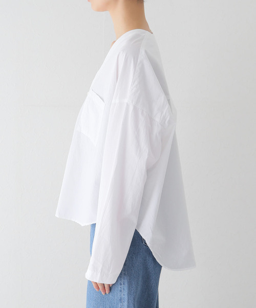 JOURNAL STANDARD LUXE(ジャーナルスタンダード ラックス)の「【JULY】シャツ(シャツ/ブラウス・レディース・ホワイト/サックスブルー・FREE)」の13枚目の写真