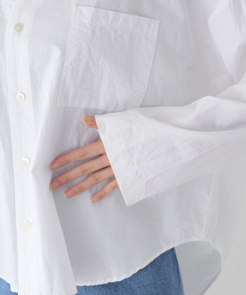JOURNAL STANDARD LUXE(ジャーナルスタンダード ラックス)の「【JULY】シャツ(シャツ/ブラウス・レディース・ホワイト/サックスブルー・FREE)」の18枚目の写真