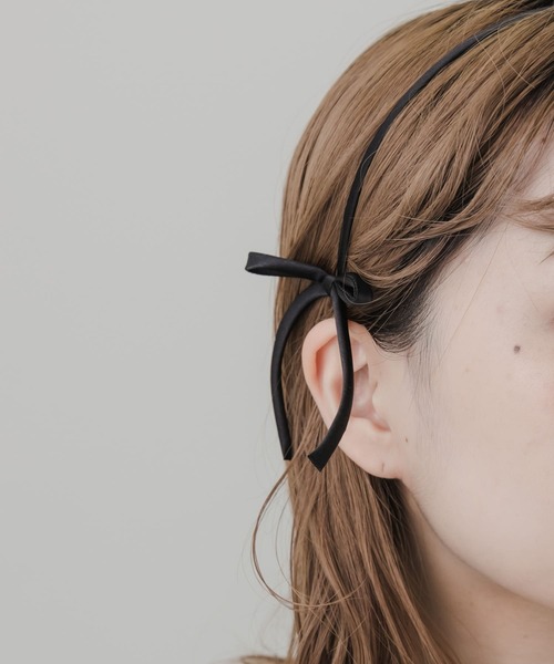 SMELLY（スメリー）の「サイドリボンカチューシャ（カチューシャ・レディース・ブラック・-）」の8枚目の写真