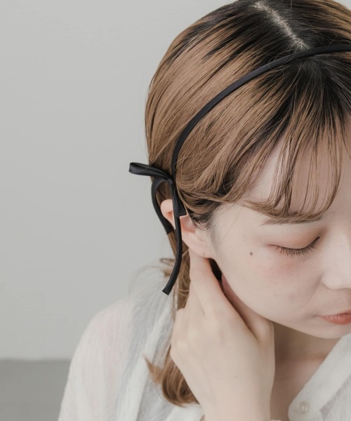 SMELLY（スメリー）の「サイドリボンカチューシャ（カチューシャ・レディース・ブラック・-）」の7枚目の写真