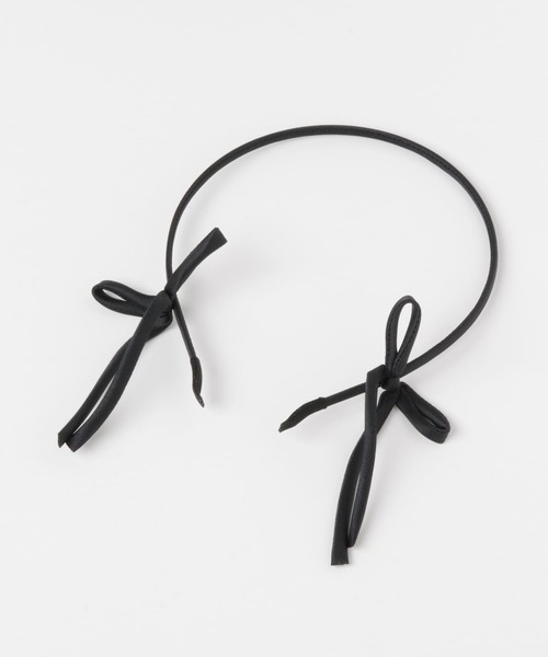 SMELLY（スメリー）の「サイドリボンカチューシャ（カチューシャ・レディース・ブラック・-）」の3枚目の写真