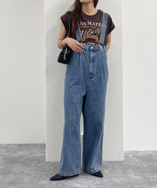 fredy emue(フレディエミュ)の「フレンチスリーブプリントTシャツ(Tシャツ/カットソー・レディース・ブラウン/チャコールグレー/オフホワイト・38)」の17枚目の写真