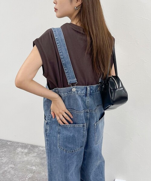 fredy emue(フレディエミュ)の「フレンチスリーブプリントTシャツ(Tシャツ/カットソー・レディース・ブラウン/チャコールグレー/オフホワイト・38)」の13枚目の写真