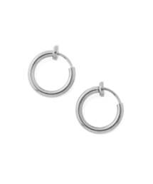 【ステンレス】メタルフープイヤリング[直径13mm]