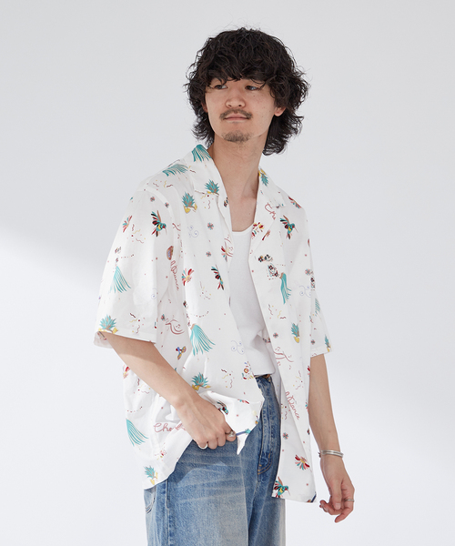 CRH ALOHA SH-MEXICO-アロハシャツ(シャツ/ブラウス)|B.C STOCK(ベーセーストック)