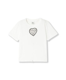 TONDABAYASHI RAN ×HEART CROPPED T-SHIRT / トンダバヤシラン×ハートクロップドTシャツ