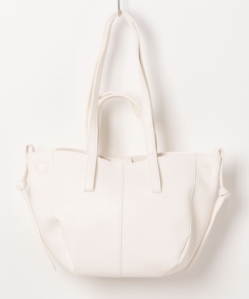 Naege（ナエジ）の「マルチWAY ショルダートートBAG（トートバッグ・レディース・ホワイト/ブラック・FREE）」の15枚目の写真