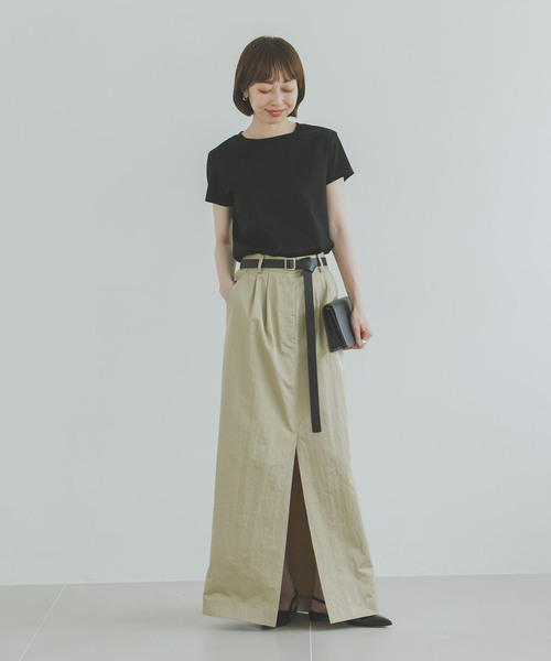 Noble（ノーブル）の「【＆】RITA/リタ フレンチスリーブTEE（Tシャツ/カットソー・レディース・ベージュ/ブラウン/ブラック・FREE）」の4枚目の写真