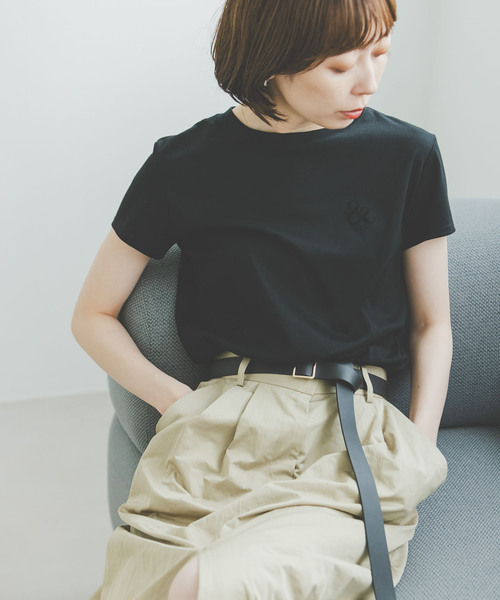 Noble（ノーブル）の「【＆】RITA/リタ フレンチスリーブTEE（Tシャツ/カットソー・レディース・ベージュ/ブラウン/ブラック・FREE）」の5枚目の写真