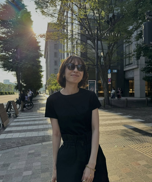 Noble（ノーブル）の「【＆】RITA/リタ フレンチスリーブTEE（Tシャツ/カットソー・レディース・ベージュ/ブラウン/ブラック・FREE）」の10枚目の写真