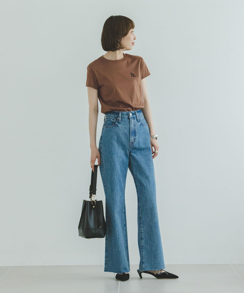 Noble（ノーブル）の「【＆】RITA/リタ フレンチスリーブTEE（Tシャツ/カットソー・レディース・ベージュ/ブラウン/ブラック・FREE）」の13枚目の写真