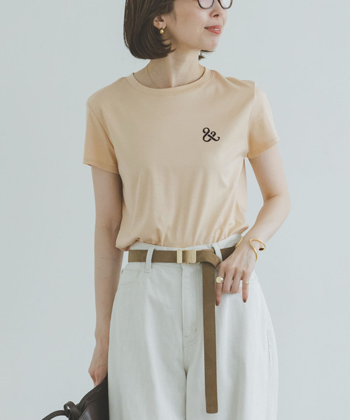 Noble（ノーブル）の「【＆】RITA/リタ フレンチスリーブTEE（Tシャツ/カットソー・レディース・ベージュ/ブラウン/ブラック・FREE）」の18枚目の写真