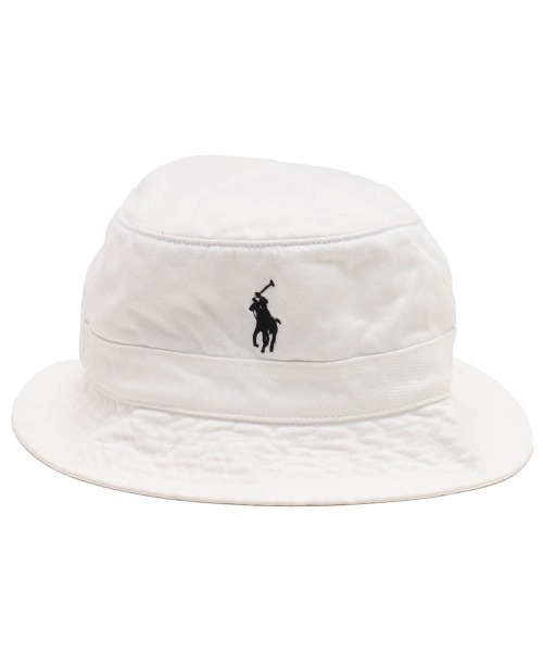 Polo Ralph Lauren 新品未使用ハット L/XL ホワイト POLO RALPH LAUREN ポロ ラルフローレン ハット 帽子 710910326