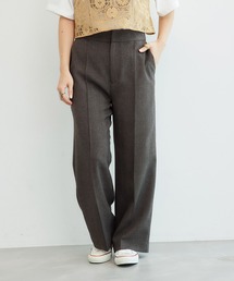 ROPE' PICNIC | 低身長・小柄さん向け/ウールライクサージワイドパンツ/セットアップ対応(その他パンツ)