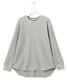 【WOMEN】サーマルラウンドヘム ロングスリーブTシャツ
