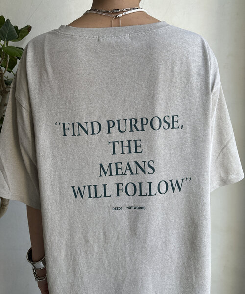 DouDou（ドゥドゥ）の「【WEB限定】ピグメントロゴTEE（Tシャツ/カットソー・レディース・ベージュ/ピンク/グレー・FREE）」の17枚目の写真