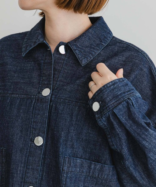 美品ビアズリー ショートデニムジャケット インディゴブルー サイズF*TC294 楽天市場】SLICK （ スリック ） デニムジャケット - ジージャン