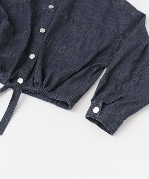 F by ROSSO（エフバイロッソ）の「F by ROSSO　デニムショートジャケット（デニムジャケット・レディース・インディゴブルー・FREE）」の17枚目の写真
