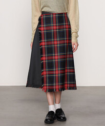 O'NEIL of DUBLIN | O'NEIL OF DUBLIN | ウーステッドウール ラップスカート WOMEN(スカート)