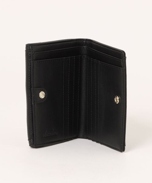 dazzlin（ダズリン）の「dazzlin/ダズリン　シュリンク×スムース　切り替え　二つ折りウォレット（財布・レディース・ベージュ系その他/ブルーグレー/ブラック/アイボリー・FREE）」の8枚目の写真