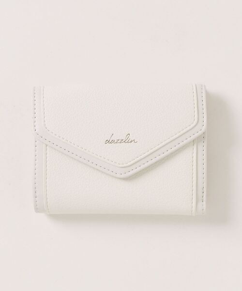 dazzlin（ダズリン）の「dazzlin/ダズリン　シュリンク×スムース　切り替え　二つ折りウォレット（財布・レディース・ベージュ系その他/ブルーグレー/ブラック/アイボリー・FREE）」の13枚目の写真