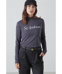 ベア天竺長袖ハイネックカットソー (WOMENS)
