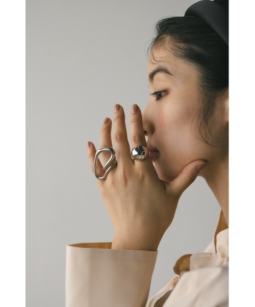 STYLEMIXER（スタイルミキサー）の「decorate line アートリング（リング・レディース・ゴールド/シルバー・FREE）」の13枚目の写真