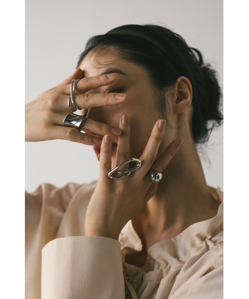 STYLEMIXER（スタイルミキサー）の「decorate line アートリング（リング・レディース・ゴールド/シルバー・FREE）」の14枚目の写真