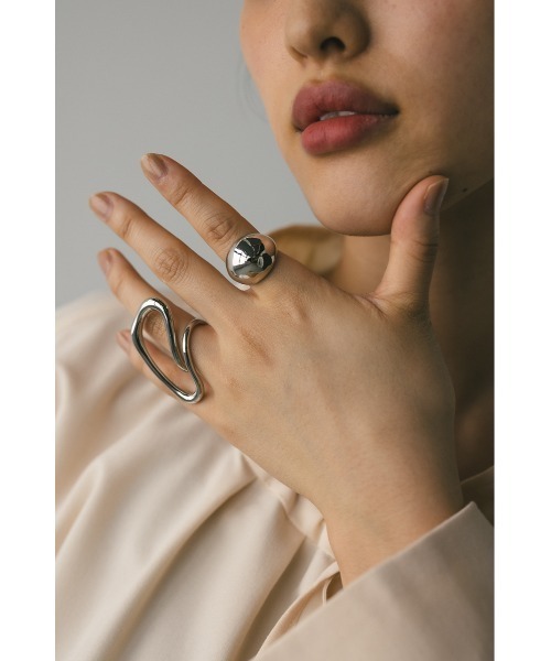 STYLEMIXER（スタイルミキサー）の「decorate line アートリング（リング・レディース・ゴールド/シルバー・FREE）」の16枚目の写真