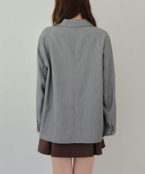 Another Branch olive des olive(アナザーブランチオリーブデオリーブ)の「テーラージャケット(その他アウター・レディース・ブラウン/チャコールグレー/チェック・FREE)」の9枚目の写真