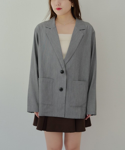 Another Branch olive des olive(アナザーブランチオリーブデオリーブ)の「テーラージャケット(その他アウター・レディース・ブラウン/チャコールグレー/チェック・FREE)」の19枚目の写真