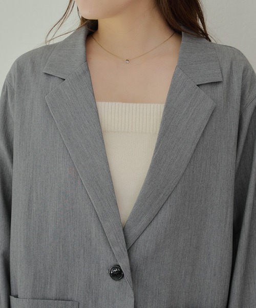 Another Branch olive des olive(アナザーブランチオリーブデオリーブ)の「テーラージャケット(その他アウター・レディース・ブラウン/チャコールグレー/チェック・FREE)」の10枚目の写真