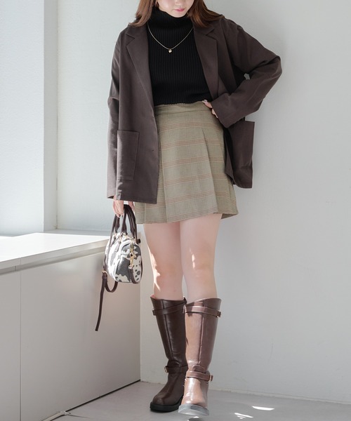 Another Branch olive des olive(アナザーブランチオリーブデオリーブ)の「テーラージャケット(その他アウター・レディース・ブラウン/チャコールグレー/チェック・FREE)」の22枚目の写真