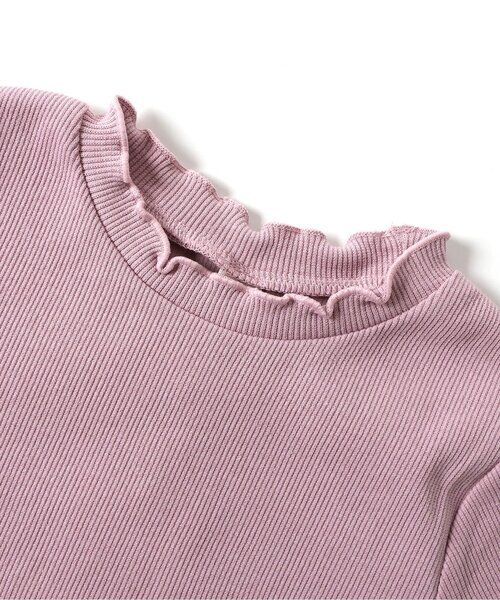apres les cours(アプレレクール)の「ファービスチェ×袖リボンTシャツ2Pセット(Tシャツ/カットソー・キッズ・グレー/ピンク・90/100/110/120/130/140)」の17枚目の写真