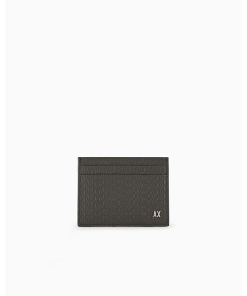 【セール】【A|X アルマーニ エクスチェンジ】オールオーバーエンボスロゴ カードケース（カードケース）｜ARMANI EXCHANGE（アルマーニエクスチェンジ）