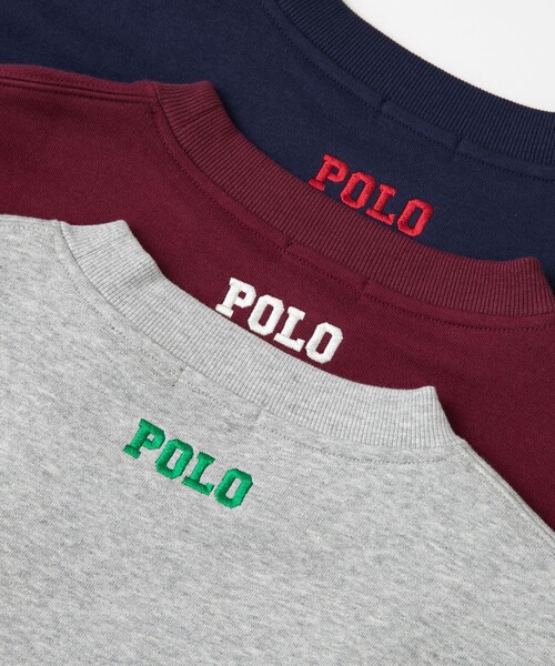 POLO BCS（ポロ ビーシーエス）の「POLO BCS（ポロ・ビーシーエス）ロゴ刺繍スウェット（スウェット・メンズ・ワインレッド/ネイビー/グレー・M/L/XL）」の14枚目の写真