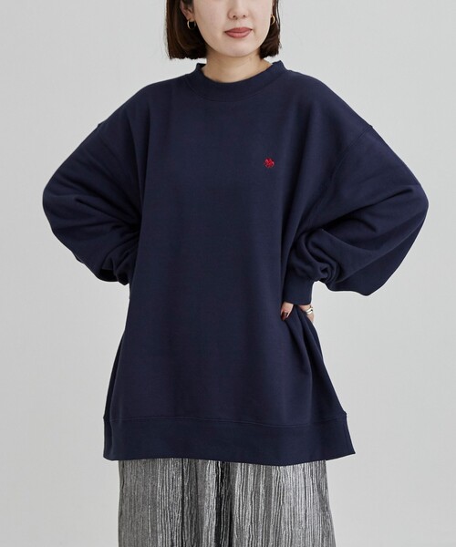 POLO BCS（ポロ ビーシーエス）の「POLO BCS（ポロ・ビーシーエス）ロゴ刺繍スウェット（スウェット・メンズ・ワインレッド/ネイビー/グレー・M/L/XL）」の7枚目の写真