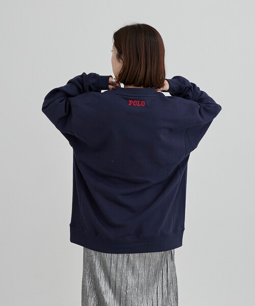 POLO BCS（ポロ ビーシーエス）の「POLO BCS（ポロ・ビーシーエス）ロゴ刺繍スウェット（スウェット・メンズ・ワインレッド/ネイビー/グレー・M/L/XL）」の9枚目の写真