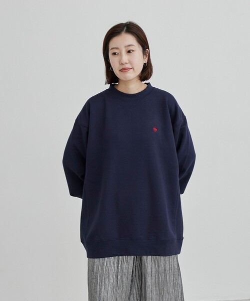 POLO BCS（ポロ ビーシーエス）の「POLO BCS（ポロ・ビーシーエス）ロゴ刺繍スウェット（スウェット・メンズ・ワインレッド/ネイビー/グレー・M/L/XL）」の11枚目の写真