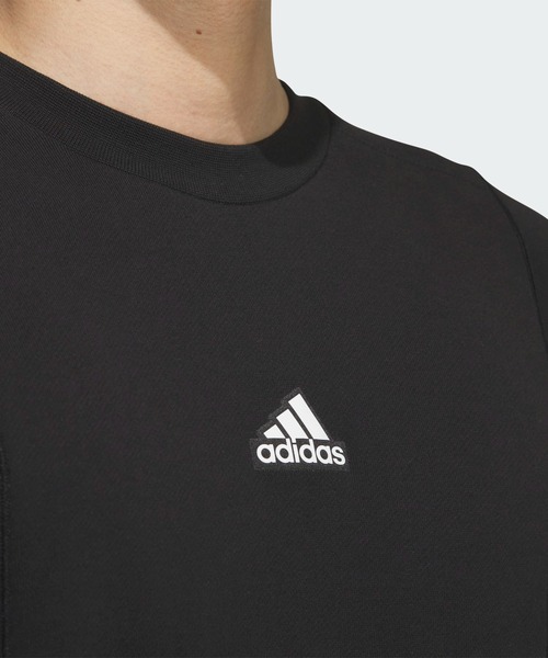 adidas（アディダス）の「ワーディングパック ルーズフィット フレンチテリー スウェットシャツ（ジェンダーニュートラル） / トレーナー / アディダス adidas（スウェット・メンズ・ブラック/パープル/グリーン・XX-LARGE/3XL/LARGE/MEDIUM/X-LARGE/SMALL/X-SMALL）」の8枚目の写真