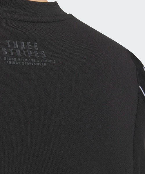 adidas（アディダス）の「ワーディングパック ルーズフィット フレンチテリー スウェットシャツ（ジェンダーニュートラル） / トレーナー / アディダス adidas（スウェット・メンズ・ブラック/パープル/グリーン・XX-LARGE/3XL/LARGE/MEDIUM/X-LARGE/SMALL/X-SMALL）」の9枚目の写真