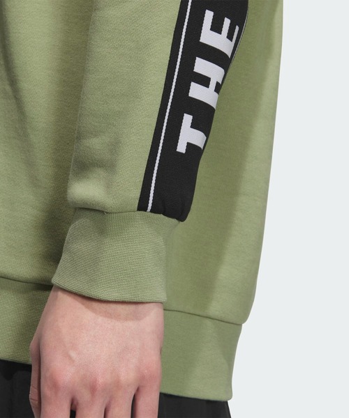 adidas（アディダス）の「ワーディングパック ルーズフィット フレンチテリー スウェットシャツ（ジェンダーニュートラル） / トレーナー / アディダス adidas（スウェット・メンズ・ブラック/パープル/グリーン・XX-LARGE/3XL/LARGE/MEDIUM/X-LARGE/SMALL/X-SMALL）」の17枚目の写真