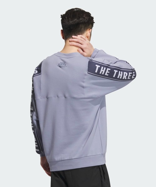 adidas（アディダス）の「ワーディングパック ルーズフィット フレンチテリー スウェットシャツ（ジェンダーニュートラル） / トレーナー / アディダス adidas（スウェット・メンズ・ブラック/パープル/グリーン・XX-LARGE/3XL/LARGE/MEDIUM/X-LARGE/SMALL/X-SMALL）」の20枚目の写真