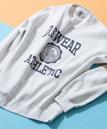 【DESERT SPORTSWEAR/デザートスポーツウェア】ビックシルエット カレッジプリント スウェットトレーナー