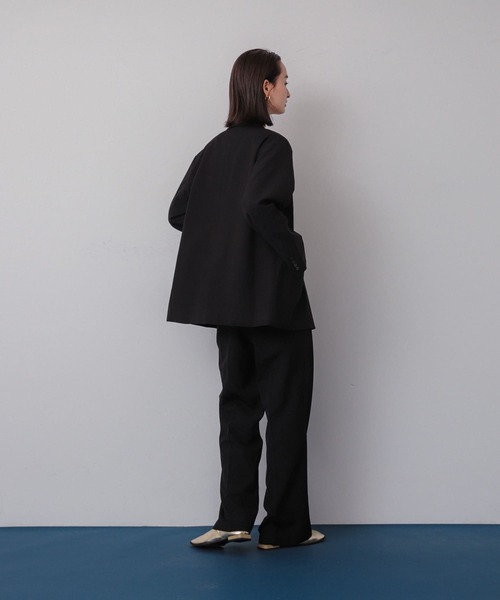 SENSE OF PLACE by URBAN RESEARCH（センスオブプレイスバイアーバンリサーチ）の「ダブルテーラードジャケット（テーラードジャケット・レディース・ブラック/ブラウン系その他/グレー・ONE）」の9枚目の写真