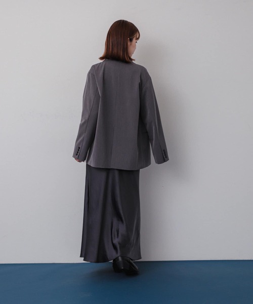 SENSE OF PLACE by URBAN RESEARCH（センスオブプレイスバイアーバンリサーチ）の「ダブルテーラードジャケット（テーラードジャケット・レディース・ブラック/ブラウン系その他/グレー・ONE）」の15枚目の写真